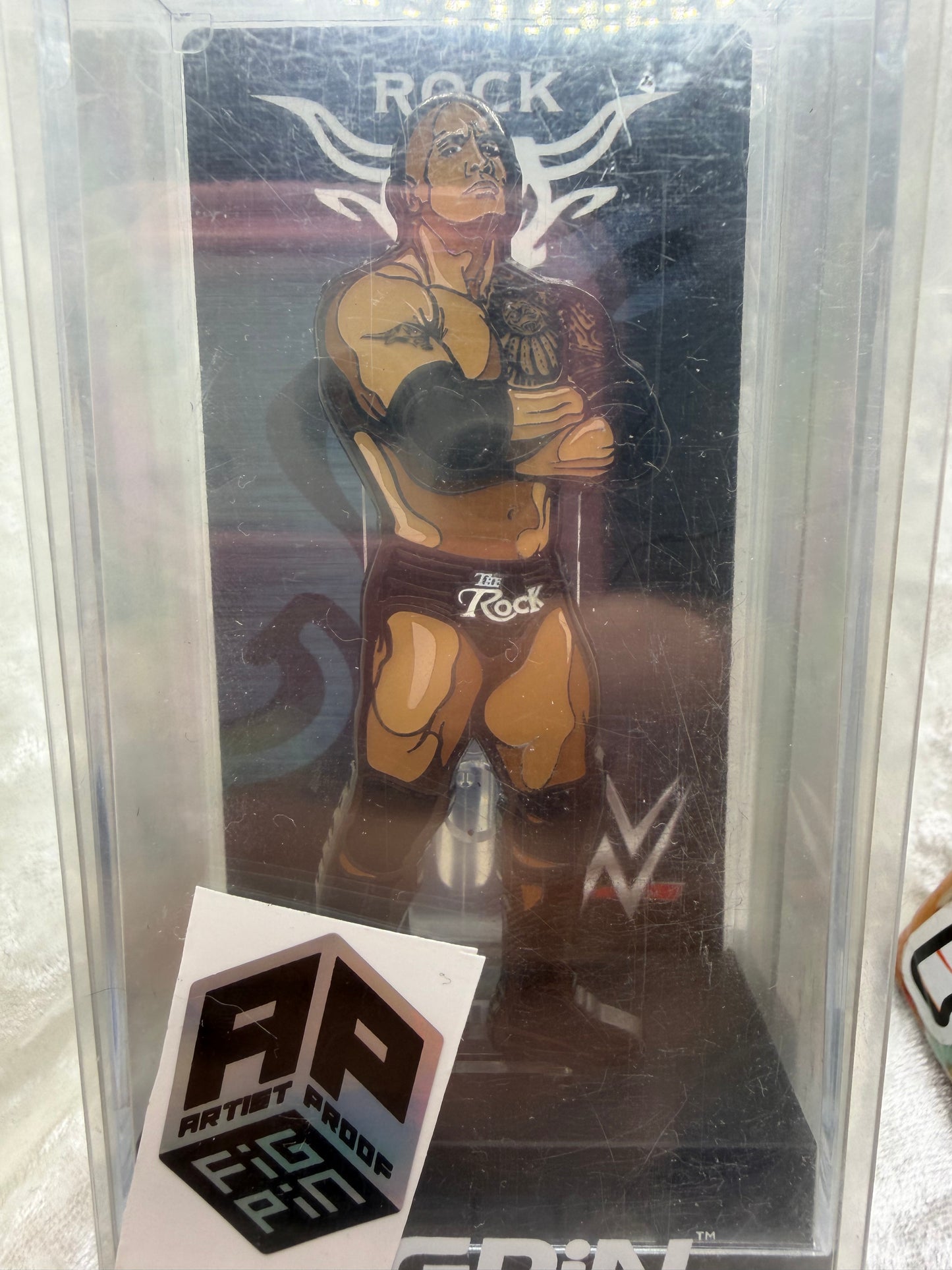 The Rock FiGPiN #102 Artist Proof - Unlocked Dwayne Johnson WWE Pin