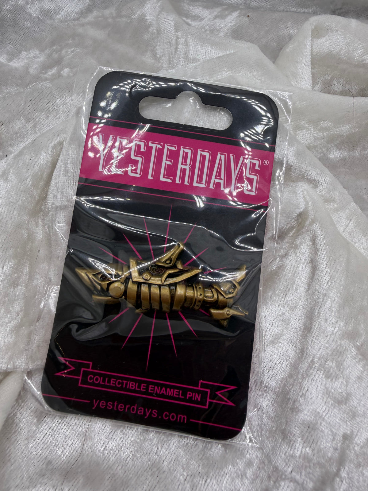 Fishbones Arcane Fantasy Pin | Die Struck Bronzed Lapel Pin by Yesterdays Pins