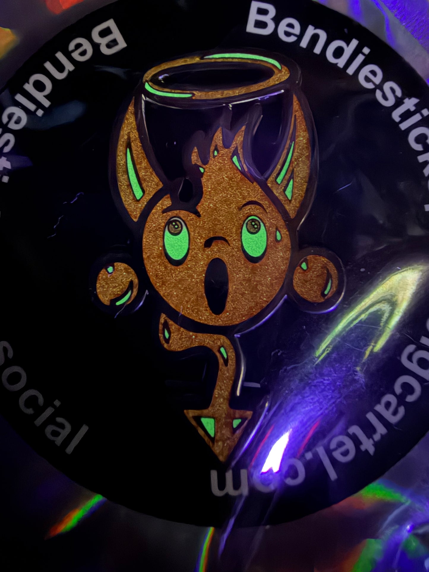 Bendiesticks Glow Mascot | Limited Edition 15 Fan-Made Enamel Pin