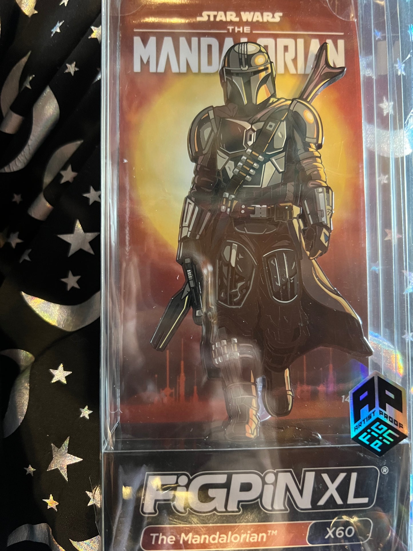 FiGPiN The Mandalorian X60 Ap ARTIST PROOF Metal Pin