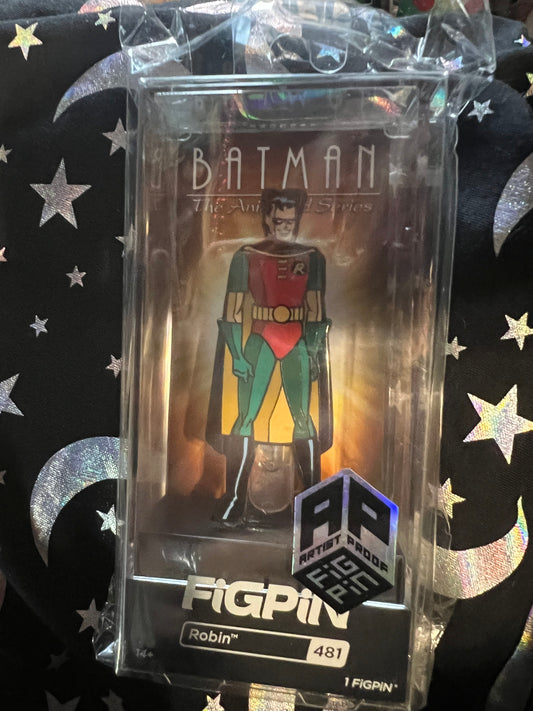 FiGPiN AP Artist Proof Batman the Animated Series Robin #481 Enamel Pin