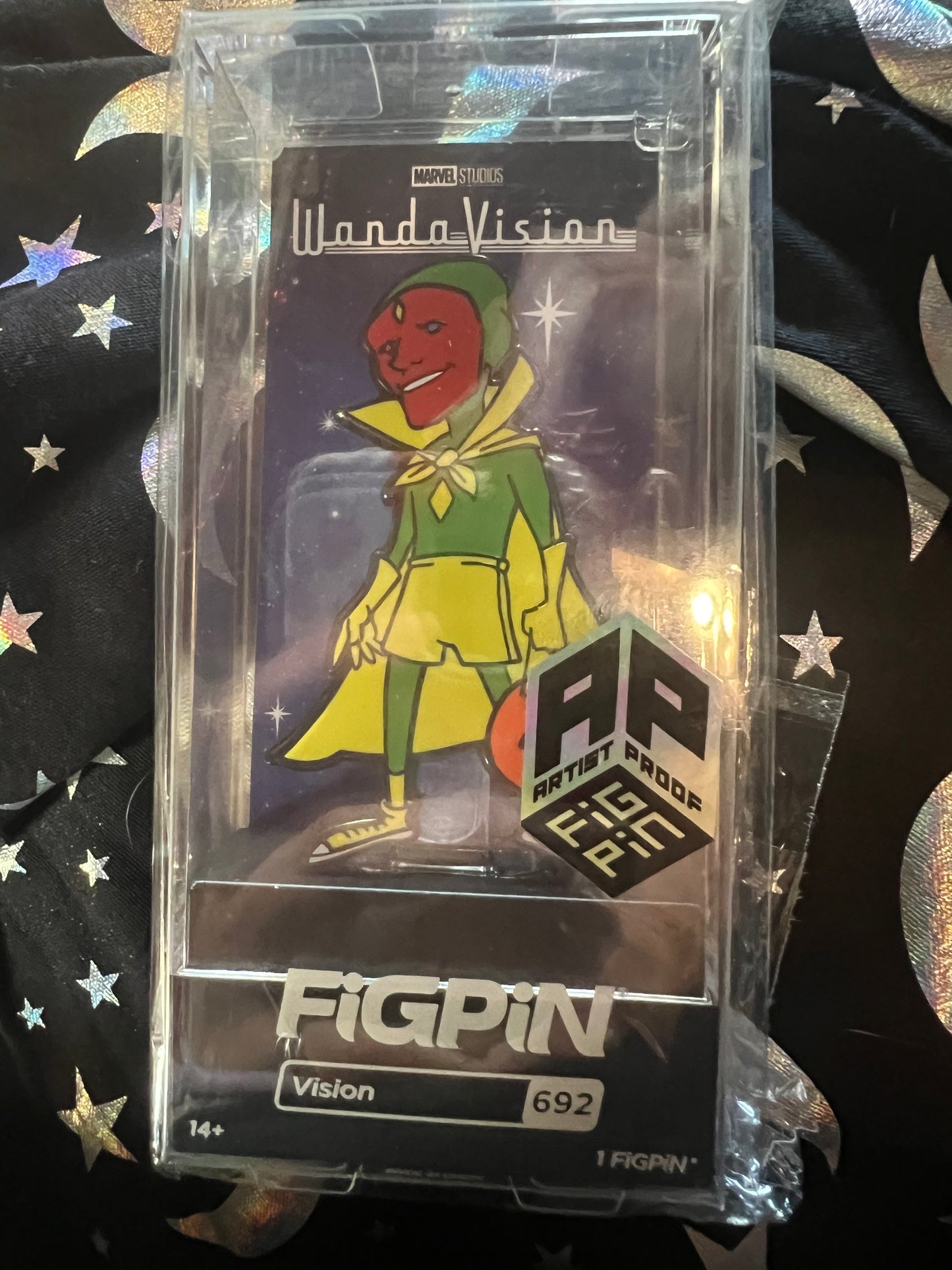 FiGPiN Disney Marvel #692 Wanda Vision Vision AP ARTIST PROOF Metal Pin