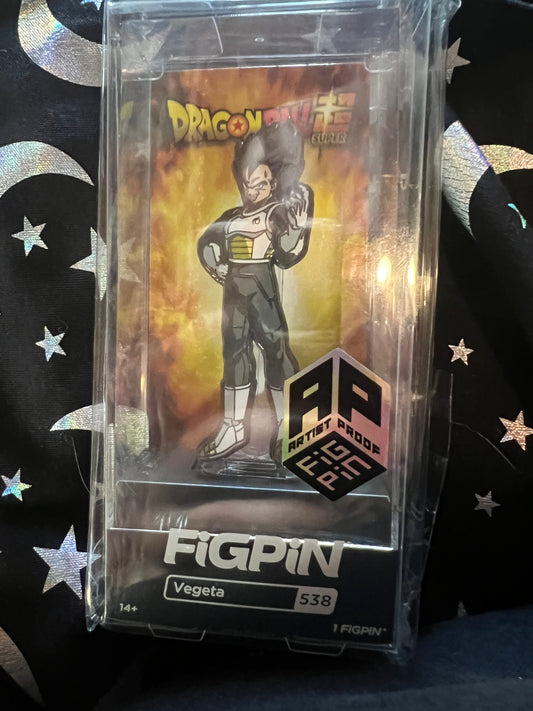 FiGPiN Vegeta 538 Dragon Ball Super Ap Artist Proof