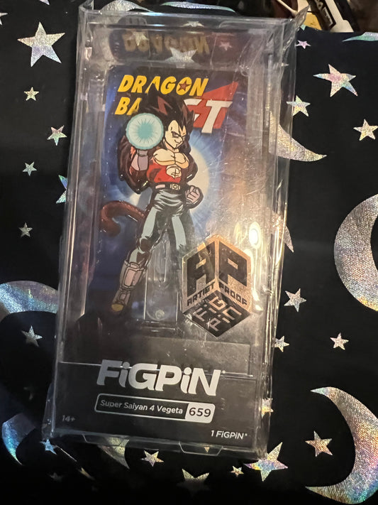 FiGPiN Super Saiyan 4 Vegeta #659 AP ARTIST PROOF Dragonball GT Metal Pin