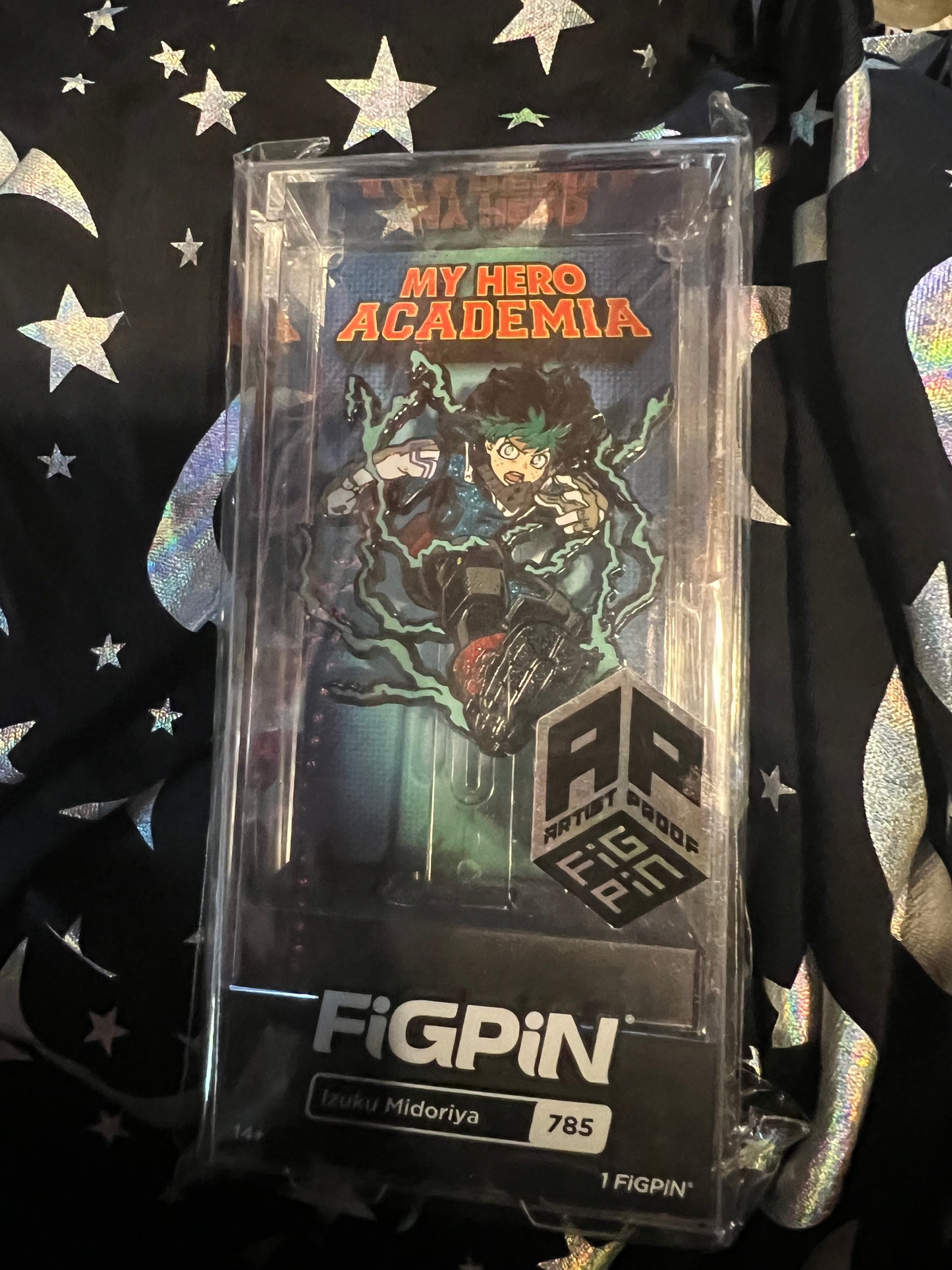 FiGPiN My Hero Academia Izuku Midoriya #785 Ap Artist Proof