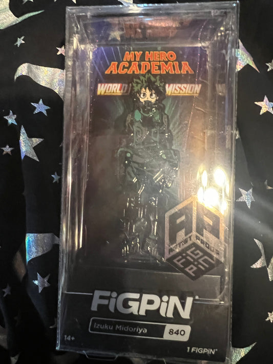 FiGPiN My Hero Academia World Hero Izuku Midoriya #840 Ap Artist Proof