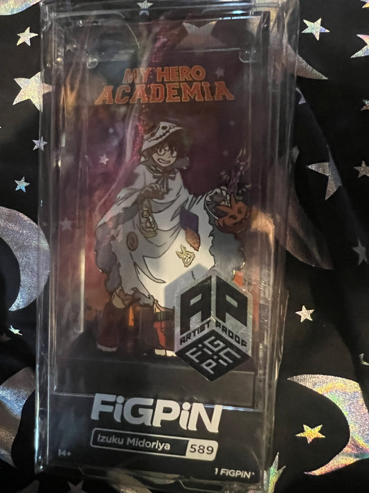 FiGPiN My Hero Academia Izuku Midoriya Halloween #589 Ap Artist Proof Exclusive