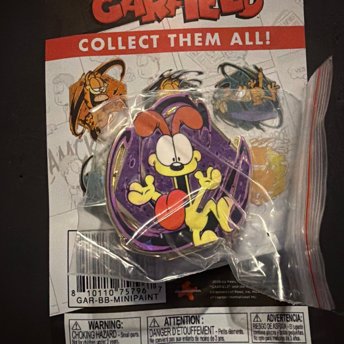 Garfield Odie Enamel Pin Blind Bag Series Official Mystery Pin Zen Monkey