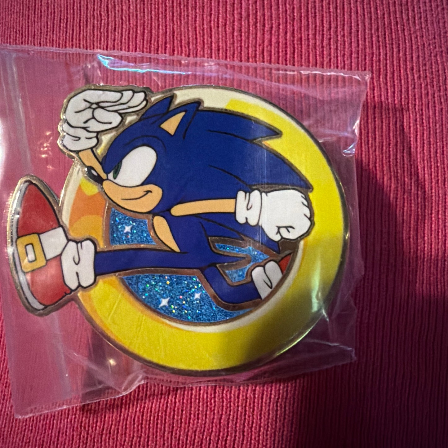 Sonic The Hedgehog Character Ring Blind Bag Series Enamel Pin Official Badge