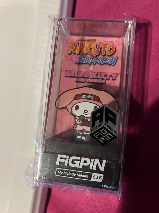 Ap Artist Proof Sanrio My Melody Sakura Naruto FiGPiN Hello Kitty #636