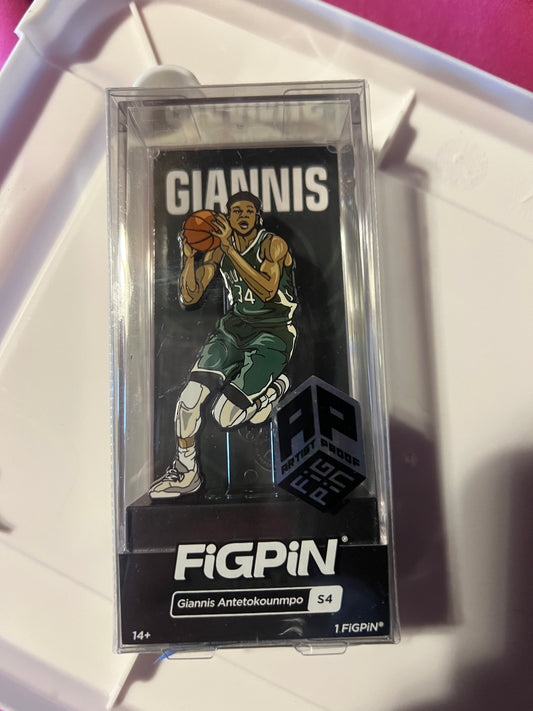 Ap Artist Proof FiGPiN NBA Giannis Antetokounmpo Milwaukee Bucks Pin #S4