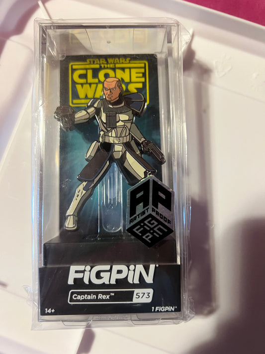 FiGPiN Captain Rex #573 AP ARTIST PROOF Star Wars Clone Wars Metal Pin