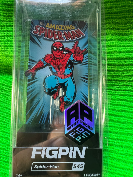 FiGPiN Spider Man #545 AP ARTIST PROOF The Amazing Spider-Man Metal Pin