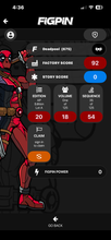 Load image into Gallery viewer, Ap Artist Proof FiGPiN Marvel Contest of Champions Deadpool #675