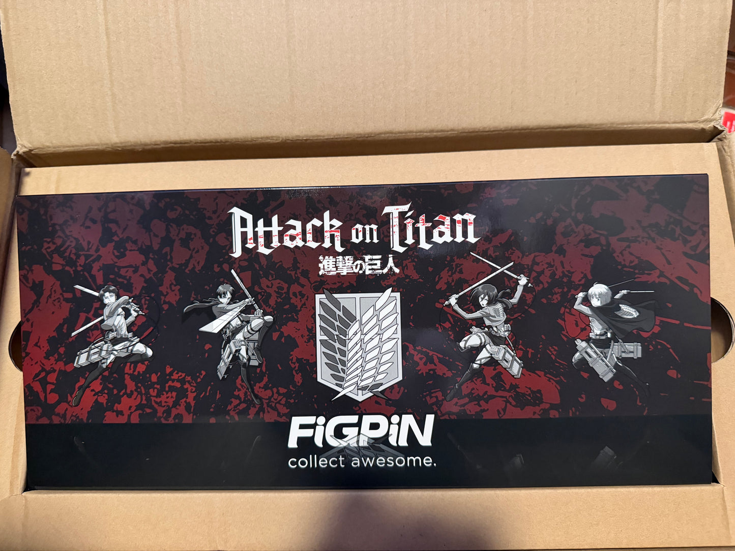 FiGPiN Deluxe Box Set: Attack on Titan Grayscale Edition (Limited 1000!)