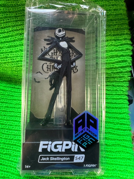 Ap Artist Proof FIGPIN Nightmare Before Christmas Disney Jack Skellington #547
