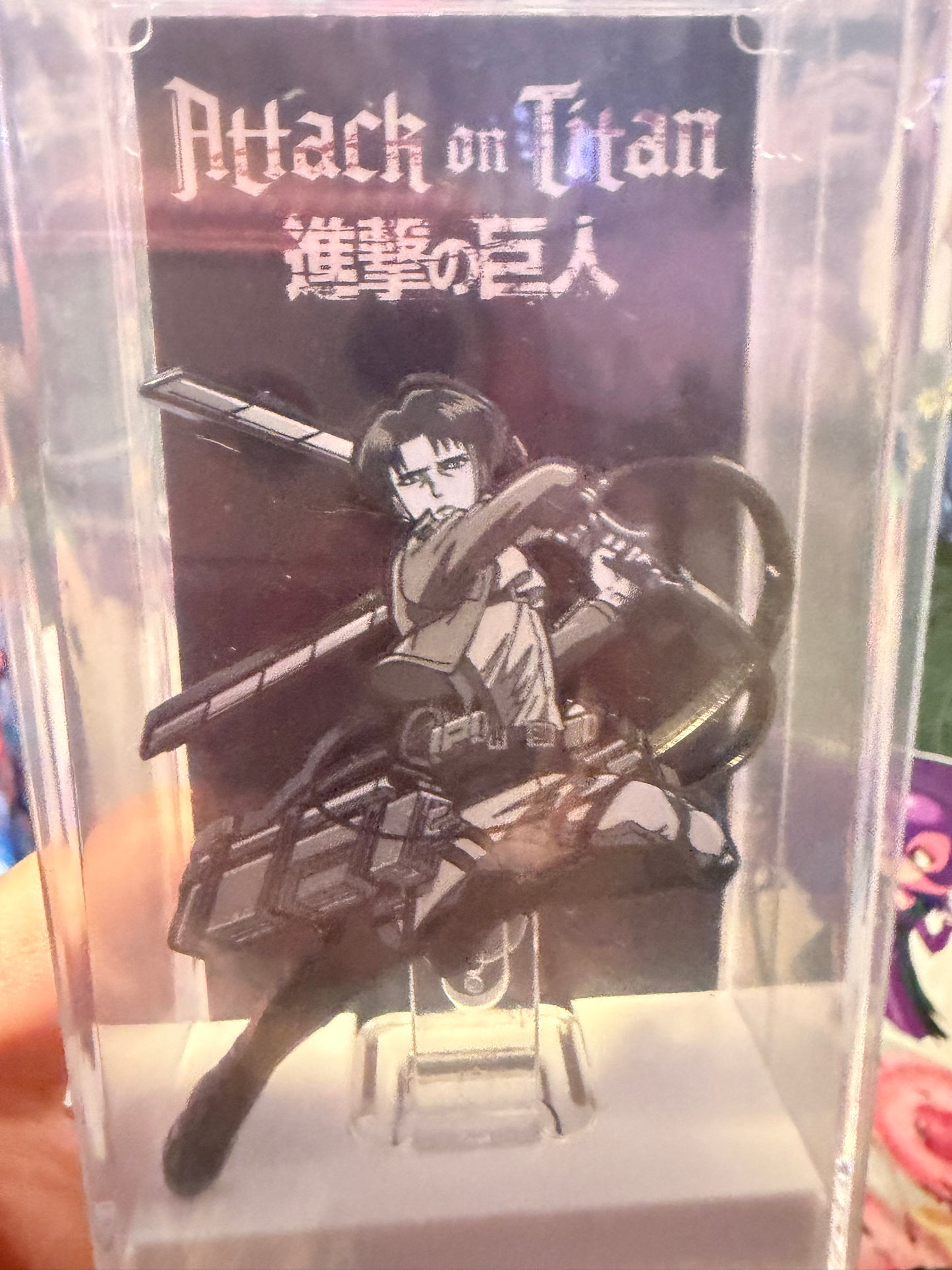 FiGPiN Levi (1282): Attack on Titan Grayscale Limited Edition Pin