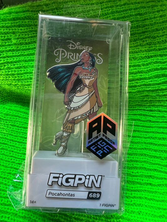 FiGPiN Disney Princess #689 Pocahontas Ap ARTIST PROOF Metal Pin