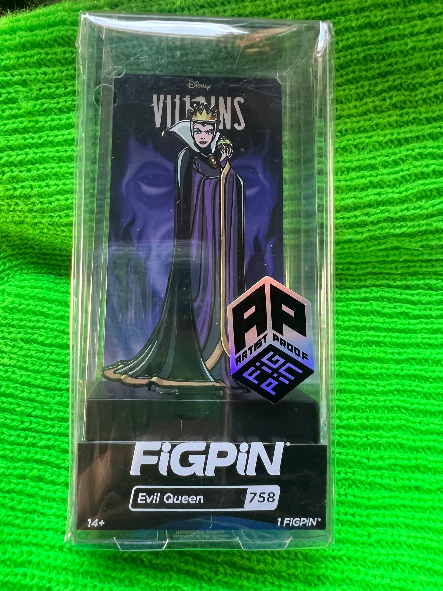 FiGPiN Disney Villains #758 Evil Queen AP ARTIST PROOF Metal Pin