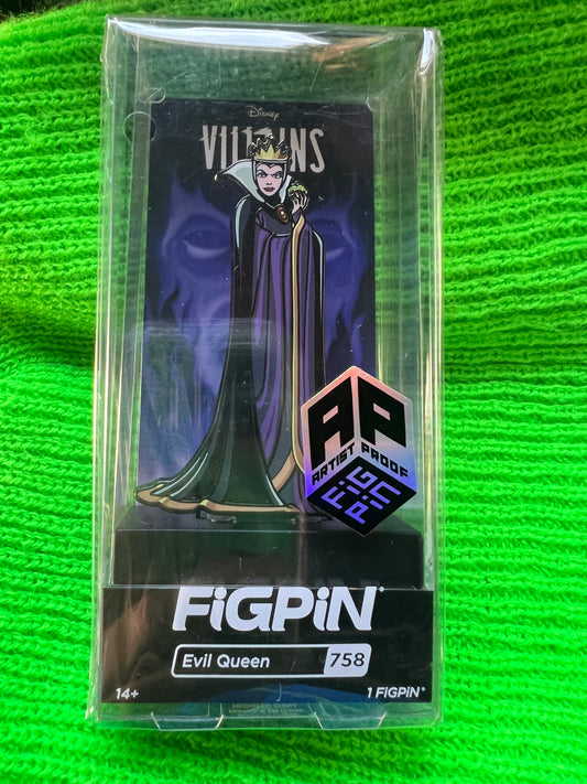 FiGPiN Disney Villains #758 Evil Queen AP ARTIST PROOF Metal Pin