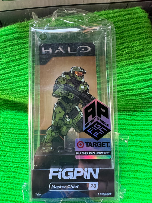 FiGPiN Halo Master Chief 78 AP (Artist Proof) Locked Pin Target Exclusive 2020