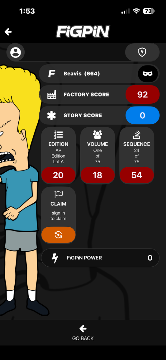FiGPiN Artist Proof AP #664 Beavis Beavis And Butt -Head