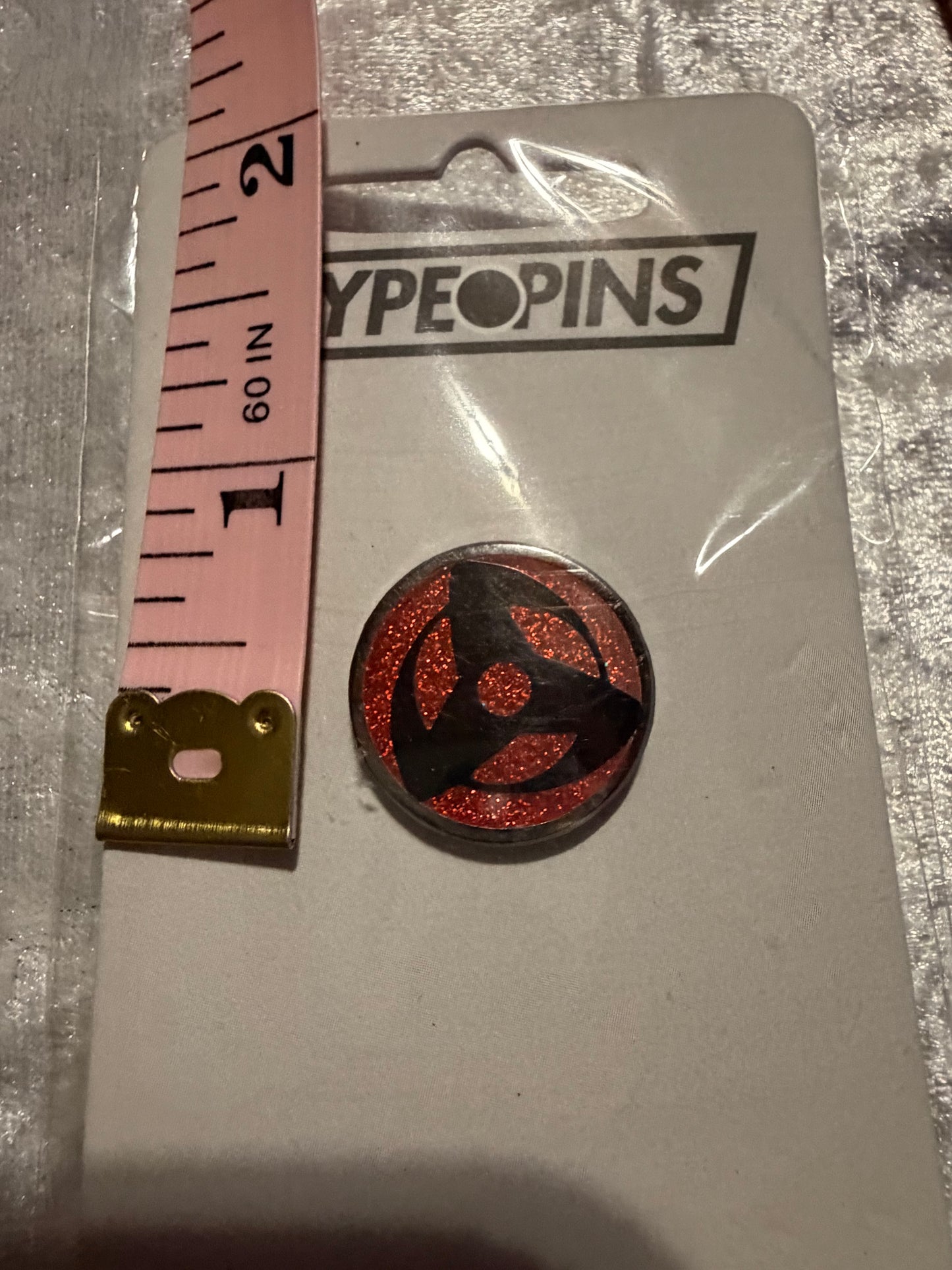 Sharingan Triple Tomoe Pin | Naruto Uchiha Anime Collectible - Hype Pins