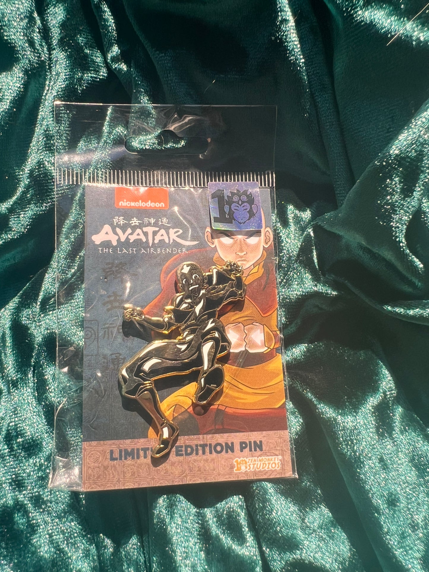 Zen Monkey Studios 10th Anniversary Aang Avatar The Last Airbender Pin