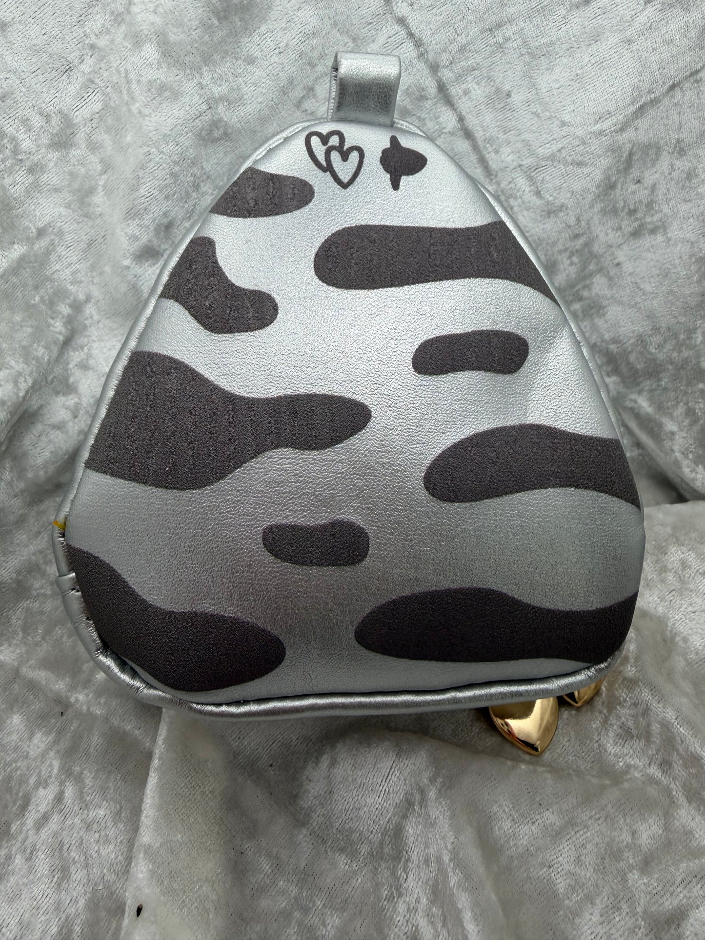 Fin Palz mini ITA bag shark keychain Tiger shark (silver with stripes)