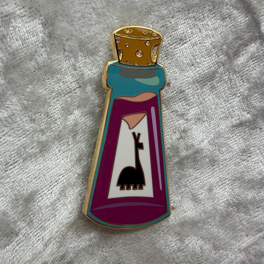 Llama Potion Glow in the Dark Enamel Pin | Fan Made
