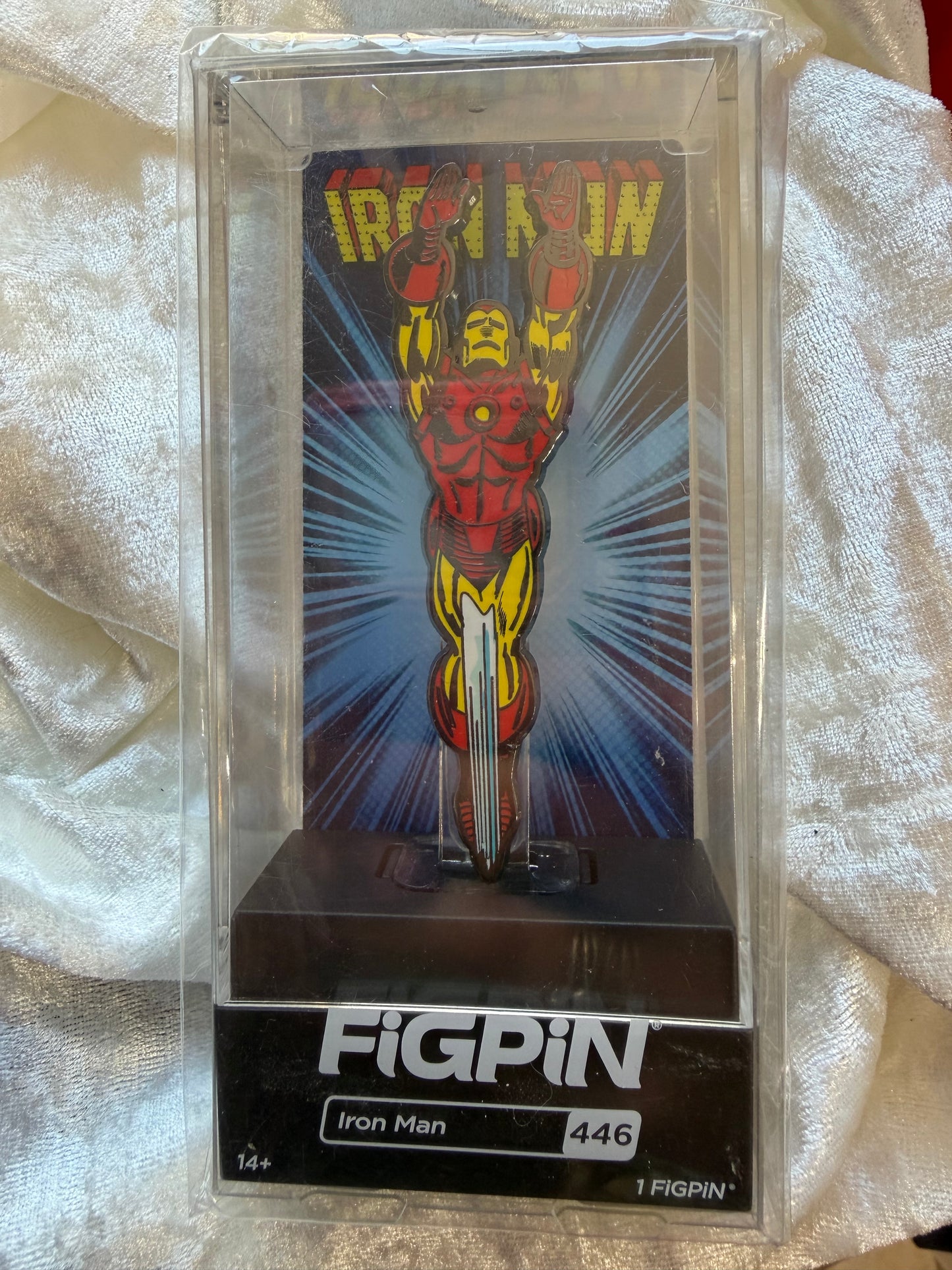 Iron Man FiGPiN #446 Marvel Classics LE 2000 collectible pin (2020 Release) in display box