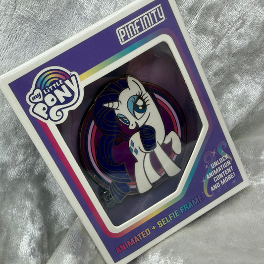 My Little Pony Rarity AR enamel pin by Pinfinity