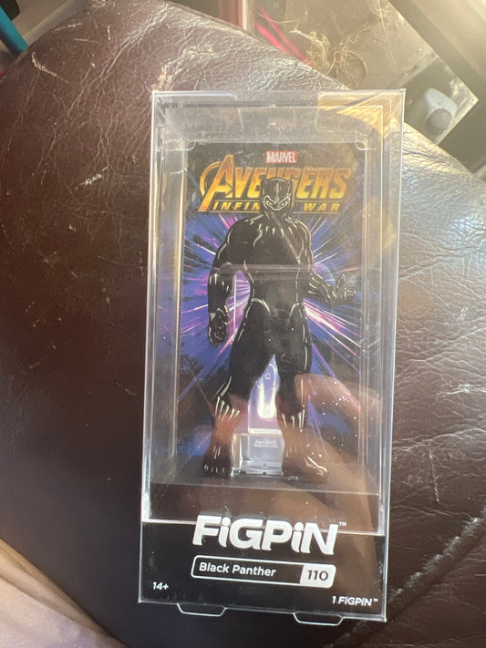 FiGPiN Marvel Avengers Infinity War Black Panther #110 Locked