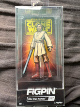 Load image into Gallery viewer, Star Wars the Clone Wars FIGPIN Obi-Wan #517 UNLOCKED