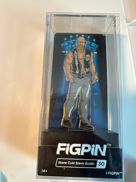 WWE FiGPiN Stone Cold Steve Austin #30 Hard Case Locked