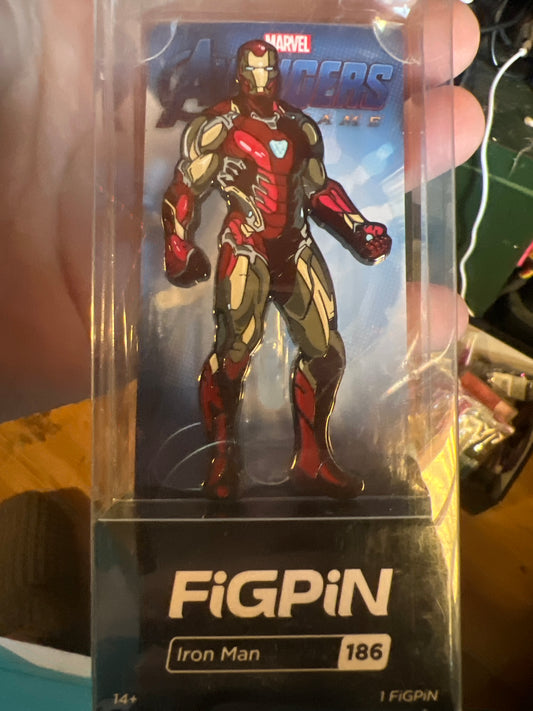 Disney Marvel Avengers End Game Iron Man FiGPiN #186 Locked Seq Match