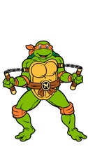 Load image into Gallery viewer, Teenage Mutant Ninja Turtles FIGPIN Michaelangelo #567