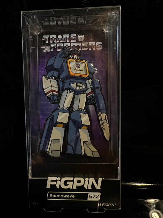 FiGPiN Soundwave #672 Entertainment Earth Exclusive Transformers