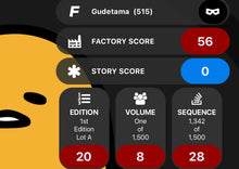 Load image into Gallery viewer, FiGPiN Sanrio Gudetama Shorts #515 Limited Edition Locked