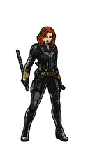 Load image into Gallery viewer, Marvel Black Widow FIGPIN #398