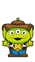 Load image into Gallery viewer, FIGPIN Disney Alien Remix Toy Story Woody #411