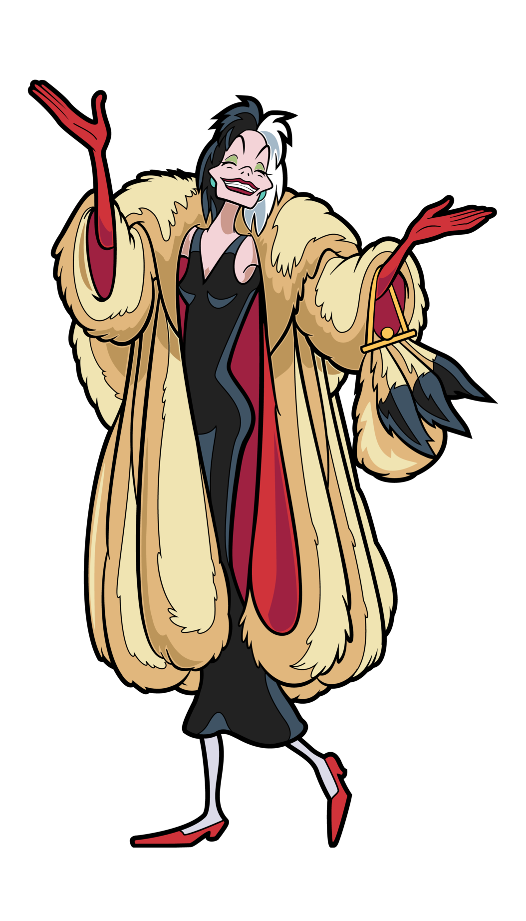 Disney 101 Dalmatians Cruella de vil FiGPiN #755