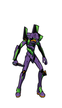 Load image into Gallery viewer, Neon Genesis Evangelion FiGPiN Eva Unit 01 X35