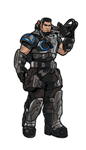 Load image into Gallery viewer, Gears Of War FiGPiN Dominic "Dom" Santiago #273