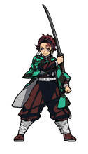 Load image into Gallery viewer, Demon Slayer FiGPiN Tanjiro Kamado #378