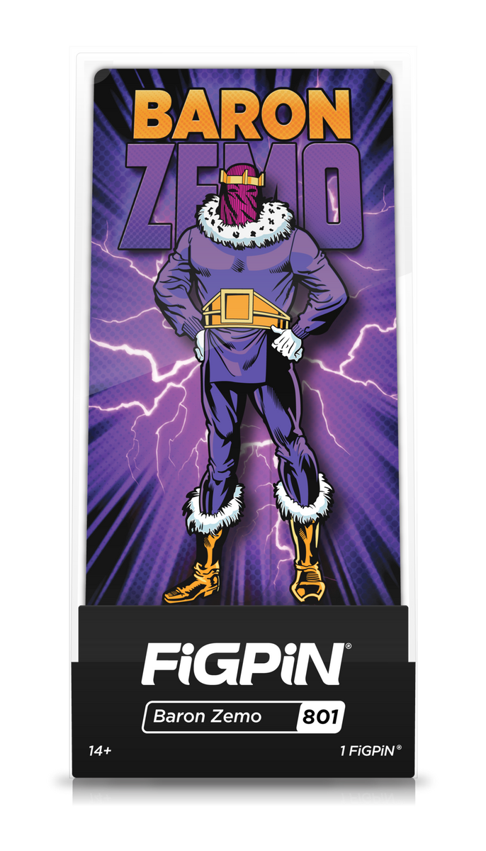 FiGPiN Marvel Comics Baron Zemo #801 Villians – Hatcher's Collectibles