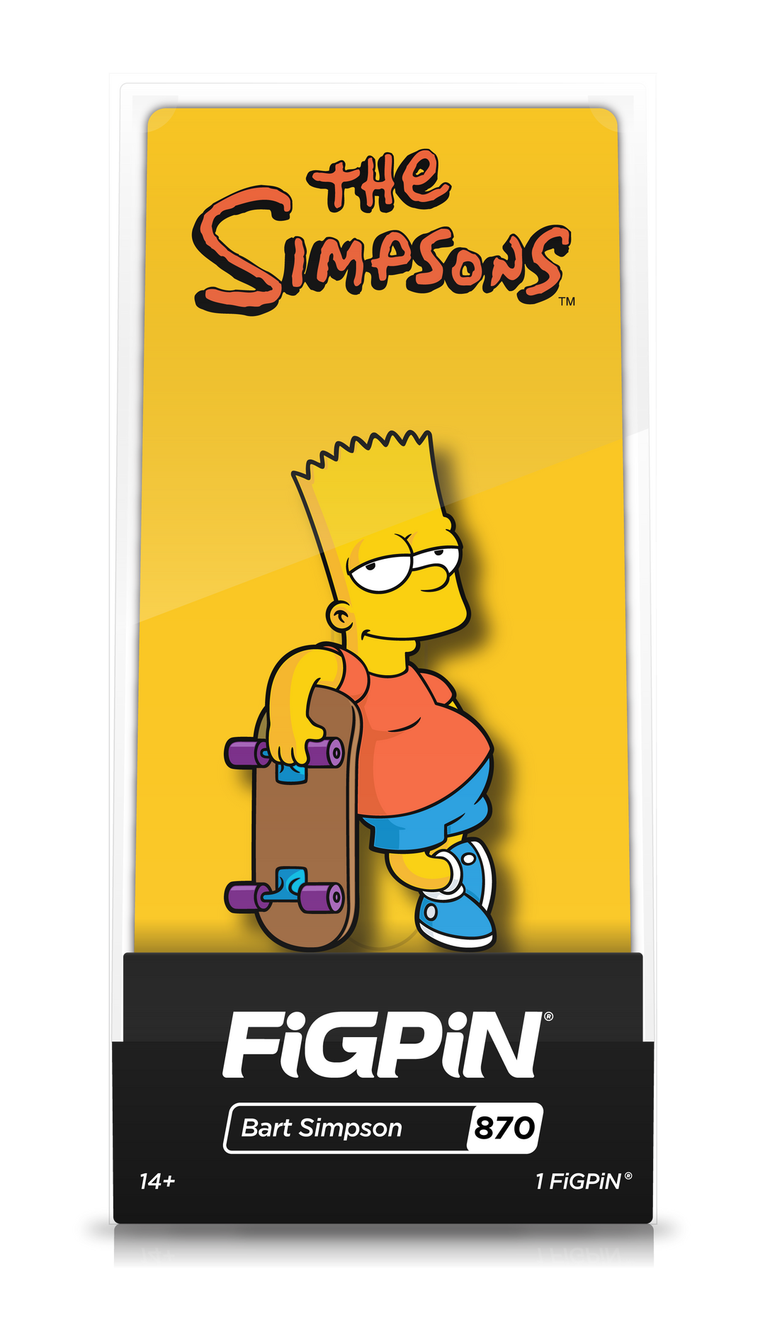 FiGPiN The Simpsons Bart Simpson #870