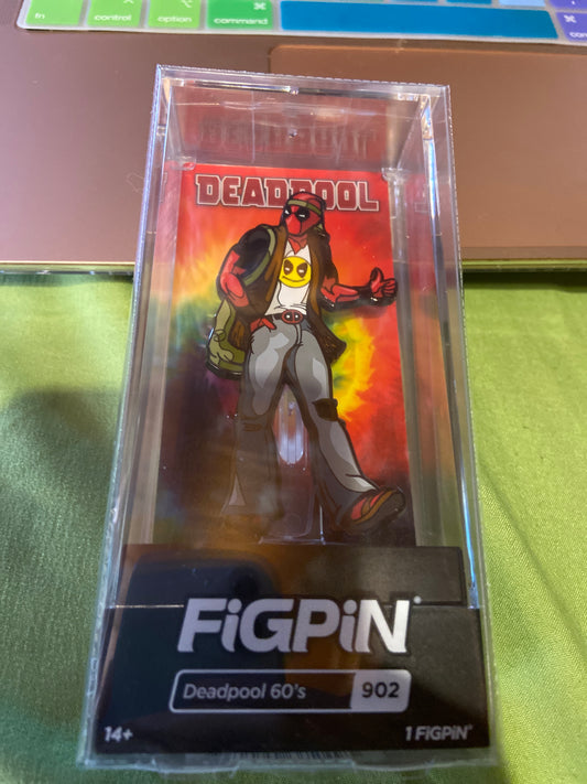 FiGPiN Deadpool 60's #902 2022 SDCC Exclusive Comic Con LE 1500