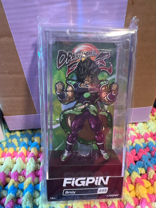FiGPiN Exlusive Broly #495 Dragon Ball LOCKED