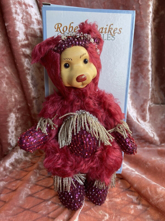 New Robert Raikes Garnet January Birthday Bear 2001 LE 250